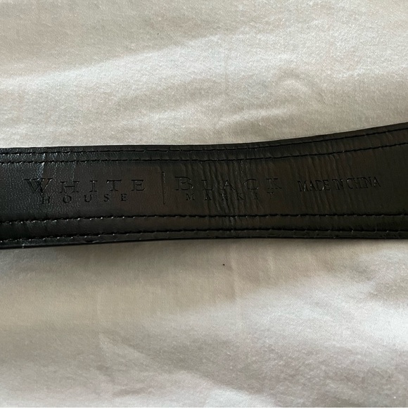 Elegant Black and Cream Women's Belt - Picture 8 of 13